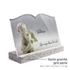 Plaque funéraire ange-paisible 20 Plaquedeces.fr